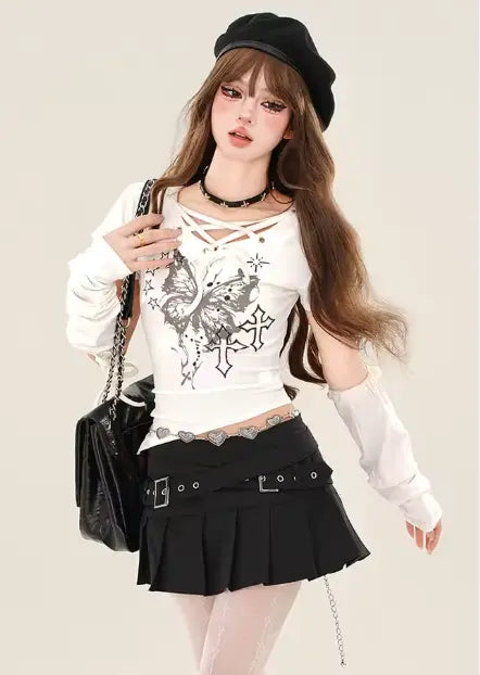 Baby Tee Heaven - Fitted Tshirt Veluvia